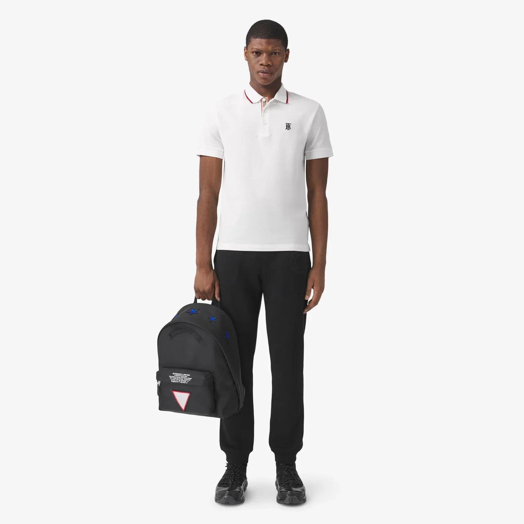 BR Icon Stripe Placket Piqué Polo Shirt - ForPrestige