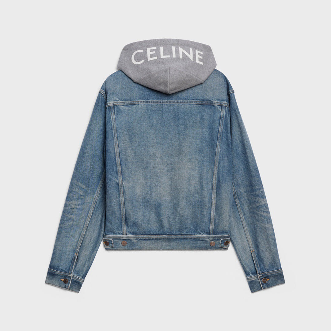 CL Denim Logo Print Jacket - ForPrestige