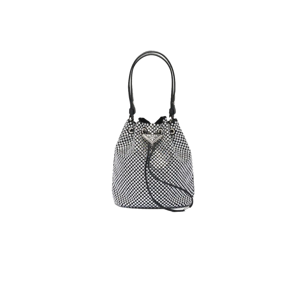 PRD Satin Mini Bag With Crystals - ForPrestige