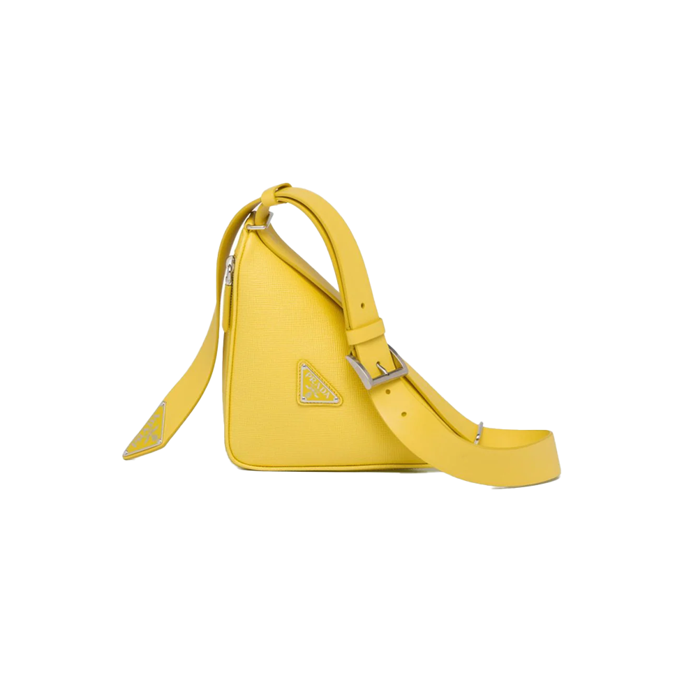 PRD Triangle Saffiano Shoulder Bag - ForPrestige