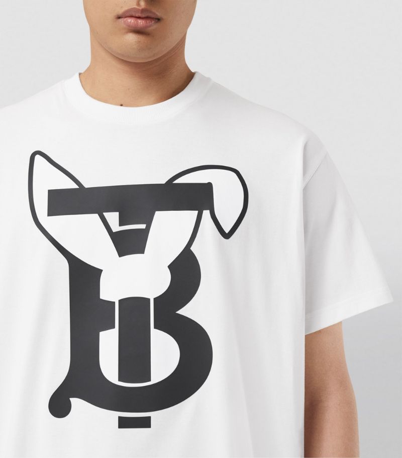 BR Rabbit Print T-shirt - ForPrestige