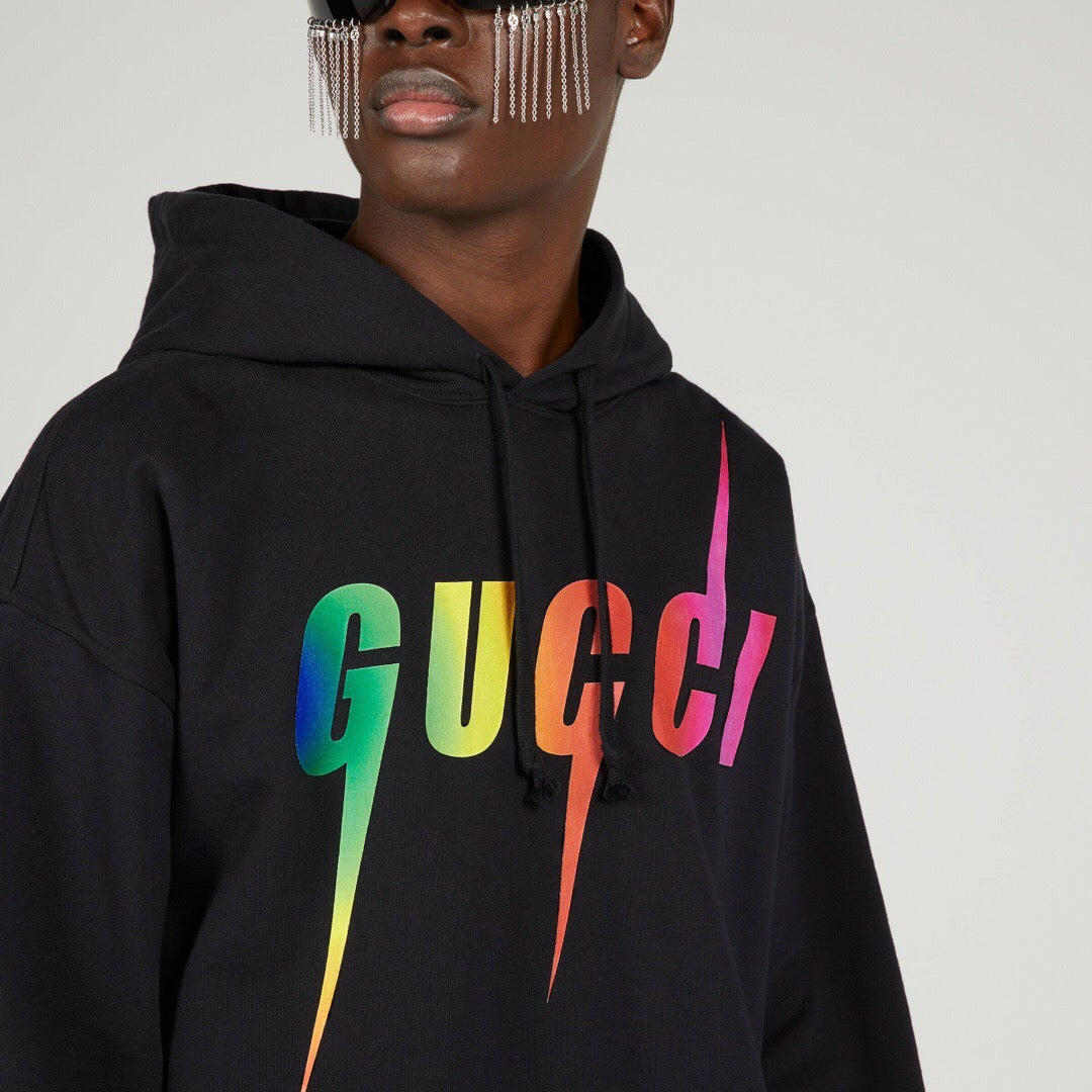 GC Logo Print Hoodie - ForPrestige